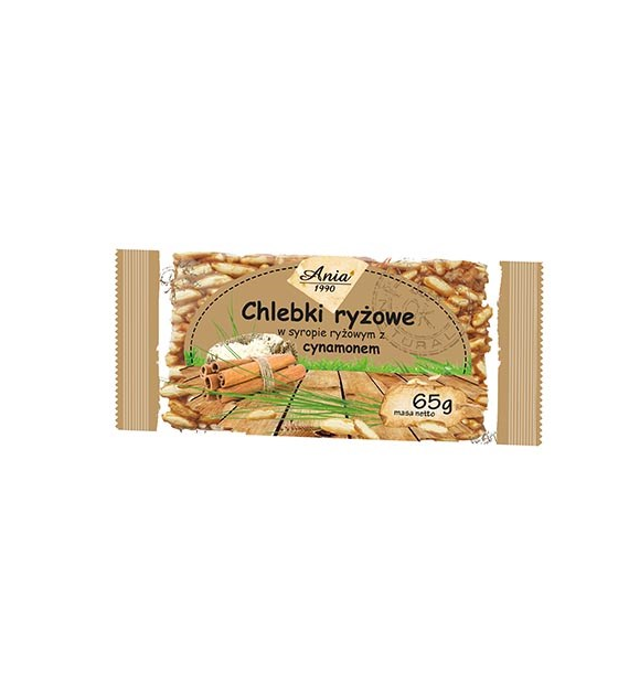 ANIA Chlebki ryżowe cynamon. w syr. ryżowym 65g