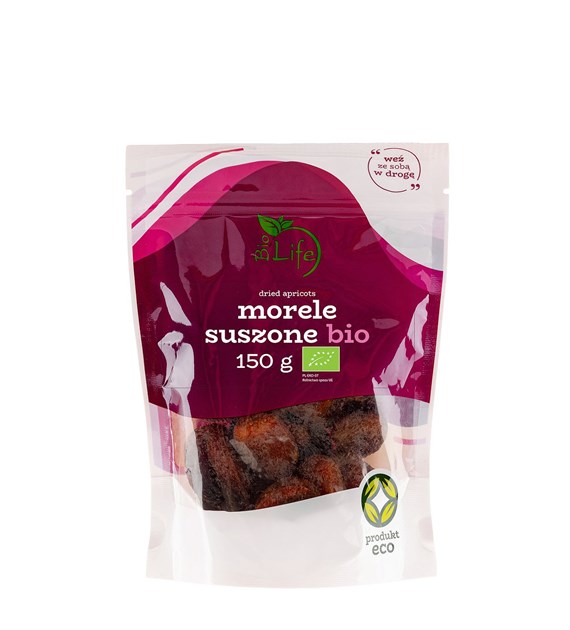 BIOLIFE Morele suszone BIO 150g