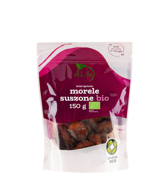 BIOLIFE Morele suszone BIO 150g
