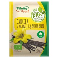 VITALLY FOOD Cukier z wanilią burbon BIO 15g