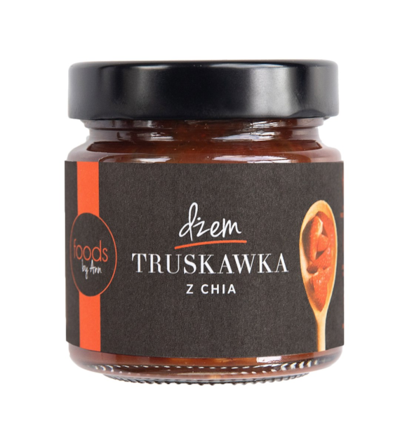 LEVANN Dżem Truskawka z chia b/c 200g