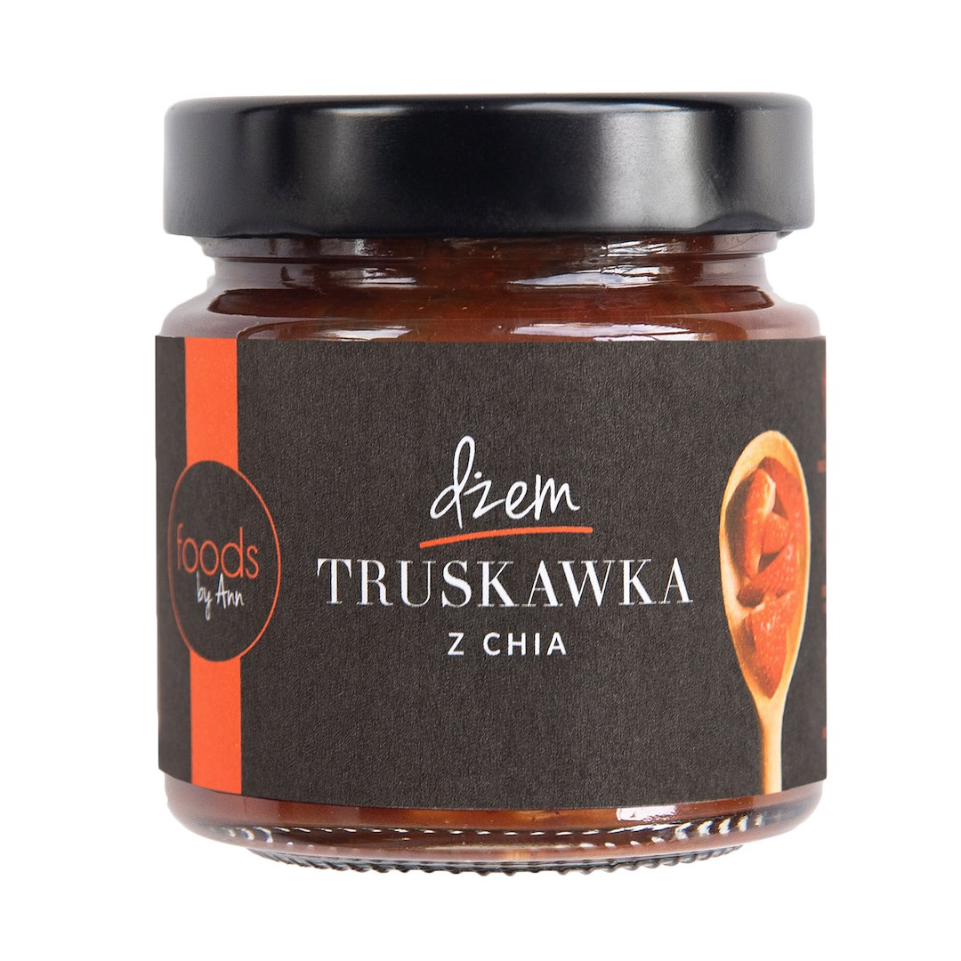 LEVANN Dżem Truskawka z chia 200g