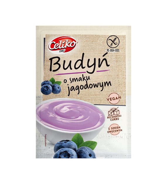 CELIKO Budyń o smaku jagodowym 40 g