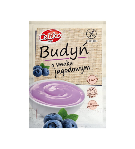 CELIKO Budyń o smaku jagodowym 40 g