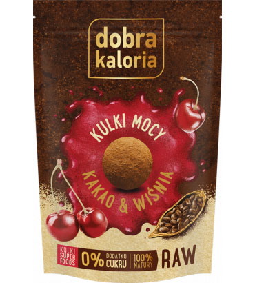 DOBRA KALORIA Kulki kakao i wiśnia 58g