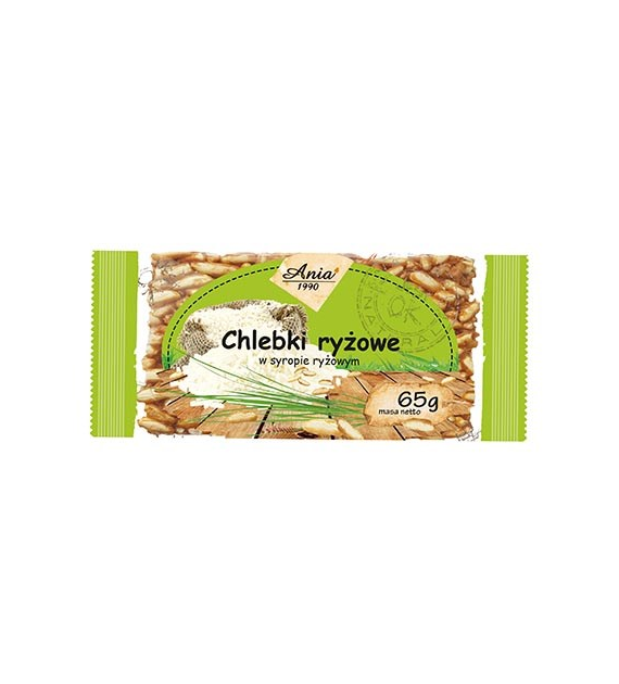 ANIA Chlebki ryżowe w syropie ryżowym 65g
