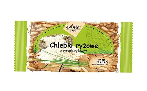ANIA Chlebki ryżowe w syropie ryżowym 65g
