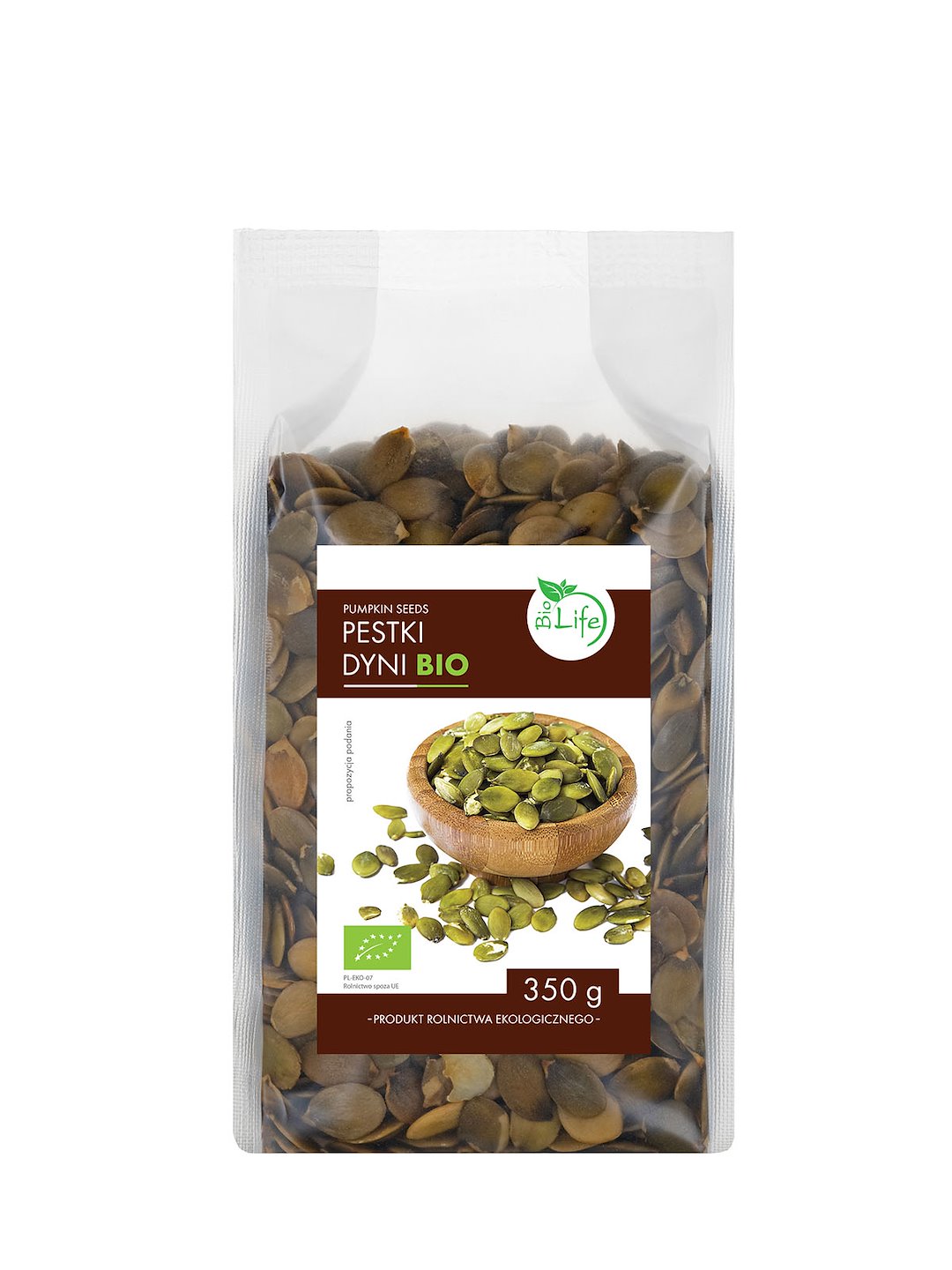 BIOLIFE Pestki dyni BIO 350g