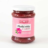 POLSKA RÓŻA Płatki róży w cukrze 320g