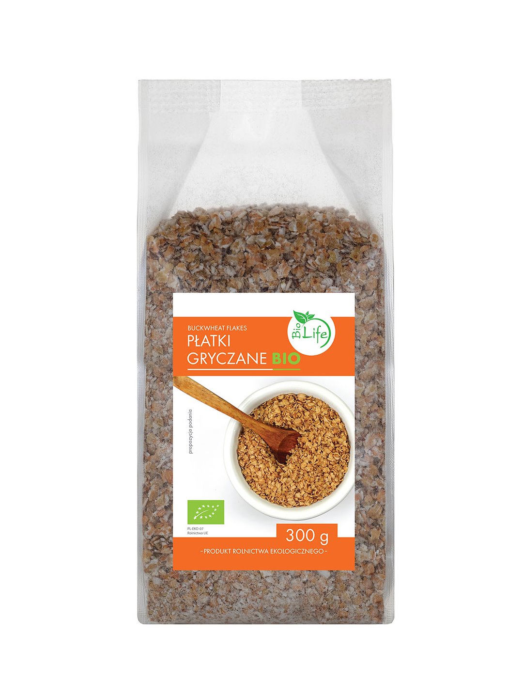 BIOLIFE Płatki gryczane BIO 300g