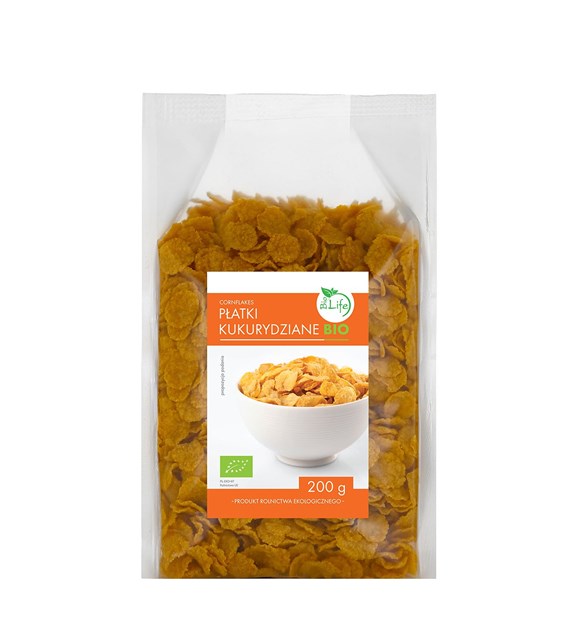 BIOLIFE Płatki kukurydziane BIO 200g