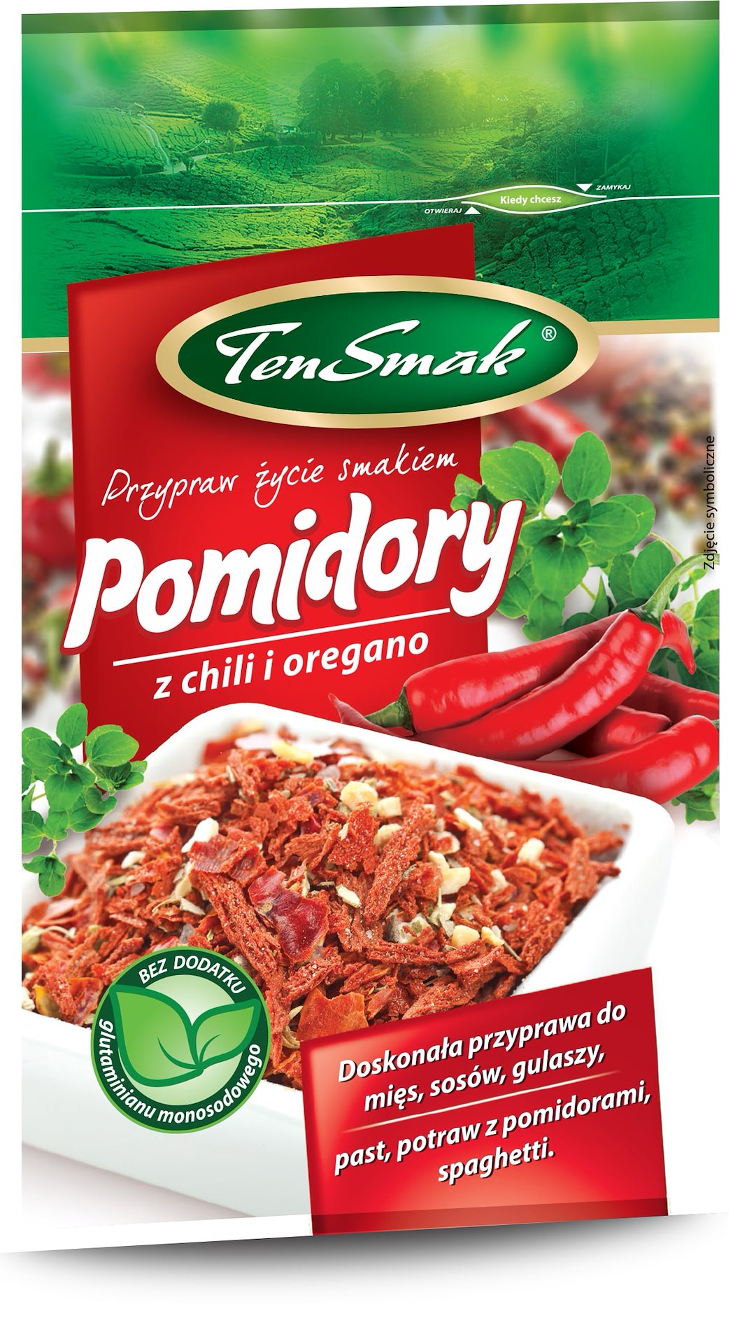 TENSMAK Pomidory z Chilii i Oregano 15g