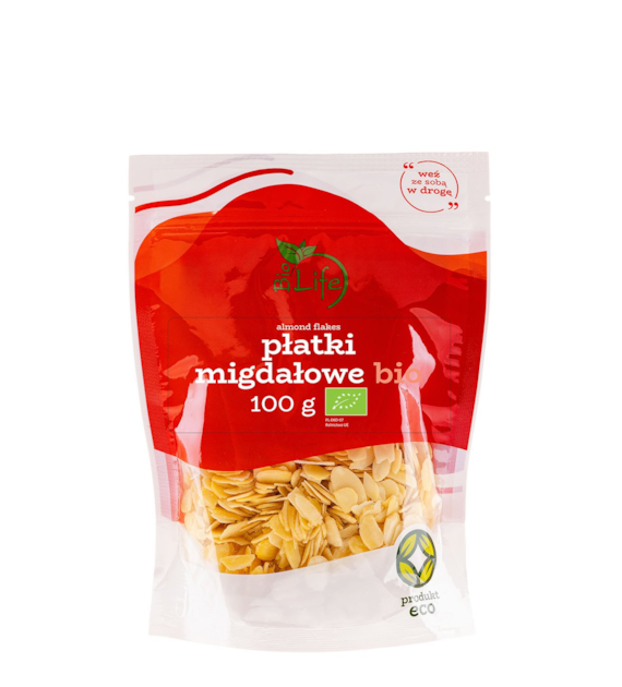 BIOLIFE Płatki migdałowe 100g BIO