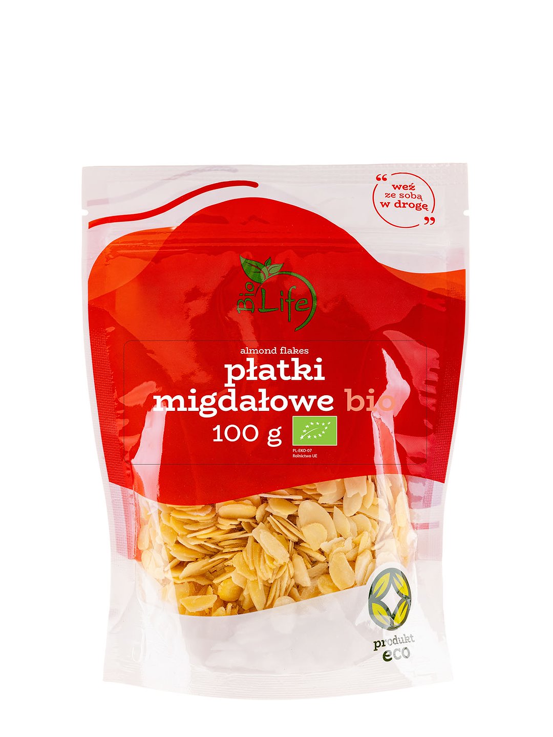 BIOLIFE Płatki migdałowe 100g BIO