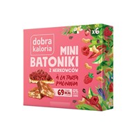 DOBRA KALORIA Mini batoniki z nerkowców a'la tarta malinowa 102g