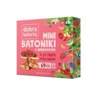 DOBRA KALORIA Mini batoniki z nerkowców a'la tarta malinowa 102g