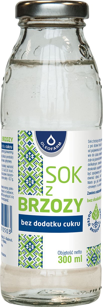 OLEOFARM Sok z brzozy bez dodatku cukru 300ml