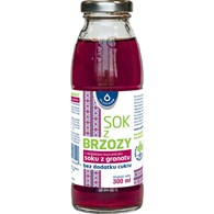 OLEOFARM Sok z brzozy z granatem  bez dodatku cukru 300ml