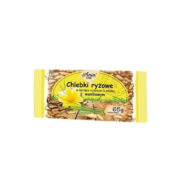 ANIA Chlebki ryżowe waniliowe w syr. ryżowym 65g