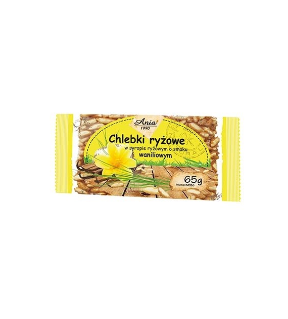 ANIA Chlebki ryżowe waniliowe w syr. ryżowym 65g