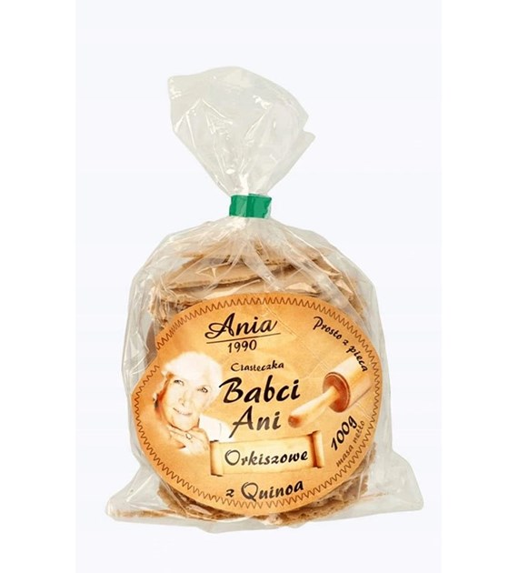 ANIA Ciast. Babci Ani orkiszowe quinoa 100 g
