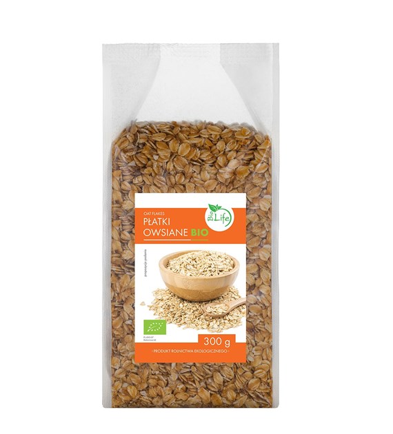 BIOLIFE Płatki owsiane BIO 300g