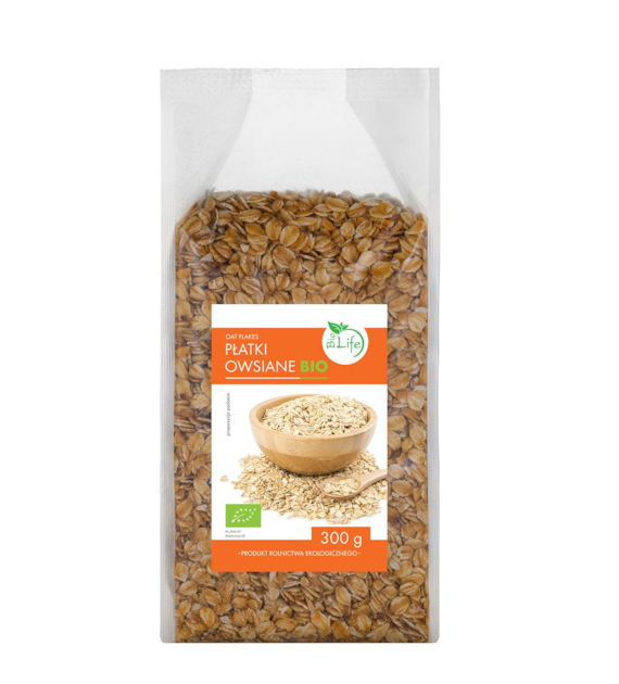 BIOLIFE Płatki owsiane BIO 300g