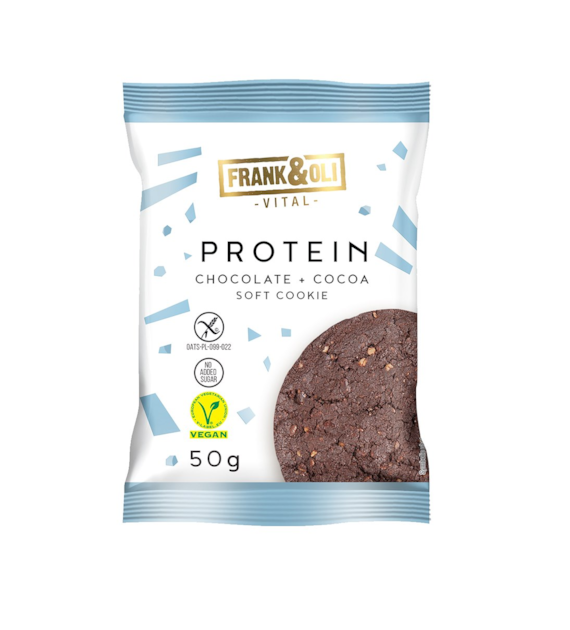 FRANK&OLI Protein Cookie Brownie bez glutenu b/c 50g
