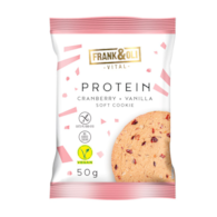 FRANK&OLI Protein Cookie Cranberry Vanilla bez glutenu b/c 50g