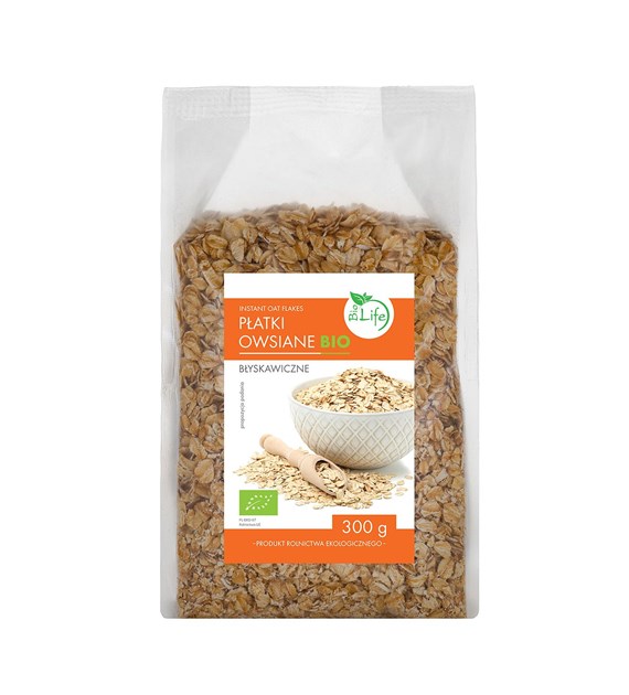 BIOLIFE Płatki owsiane błyskawiczne 300g BIO