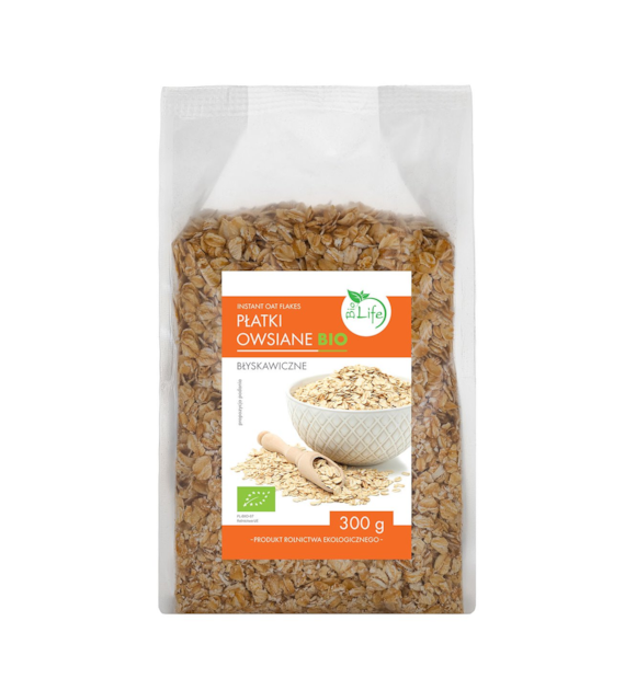 BIOLIFE Płatki owsiane błyskawiczne 300g BIO