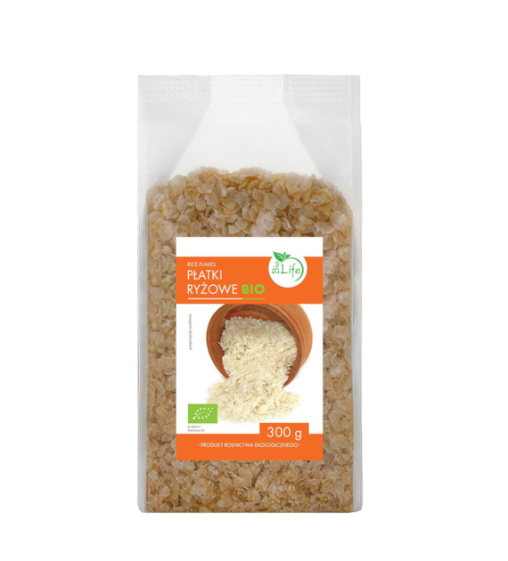BIOLIFE Płatki ryżowe BIO 300g