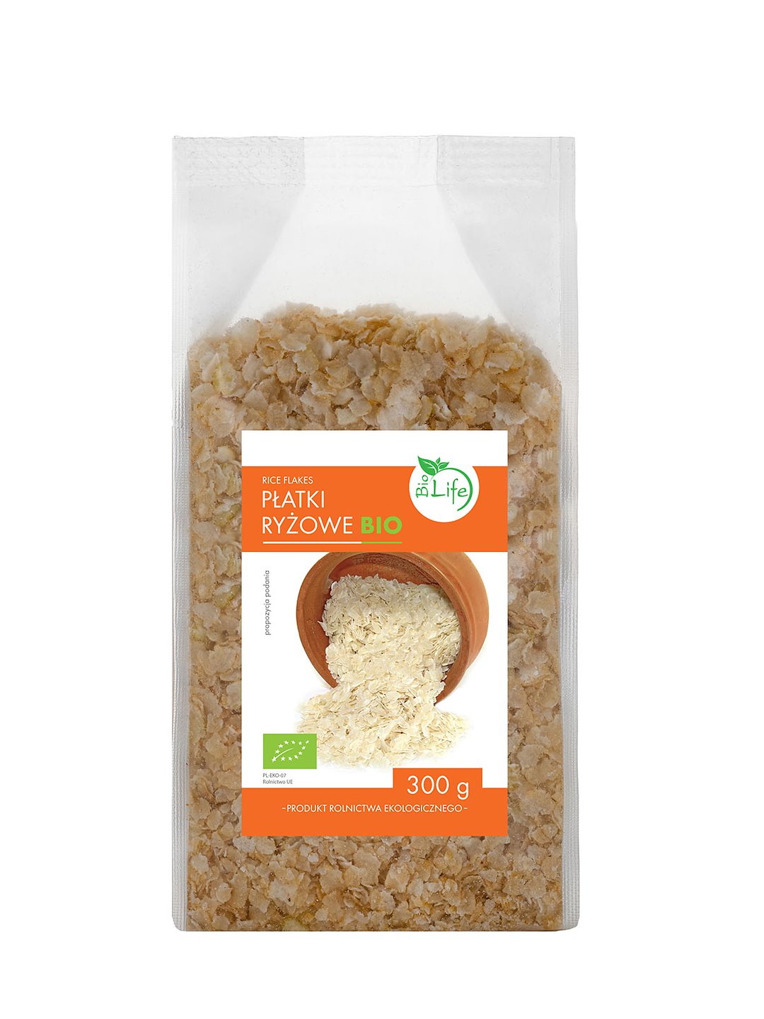 BIOLIFE Płatki ryżowe BIO 300g