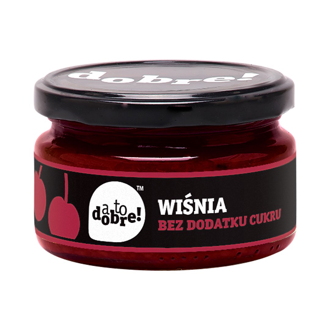 ATODOBRE! Konfitura z Wiśni bez dodatku cukru 195g