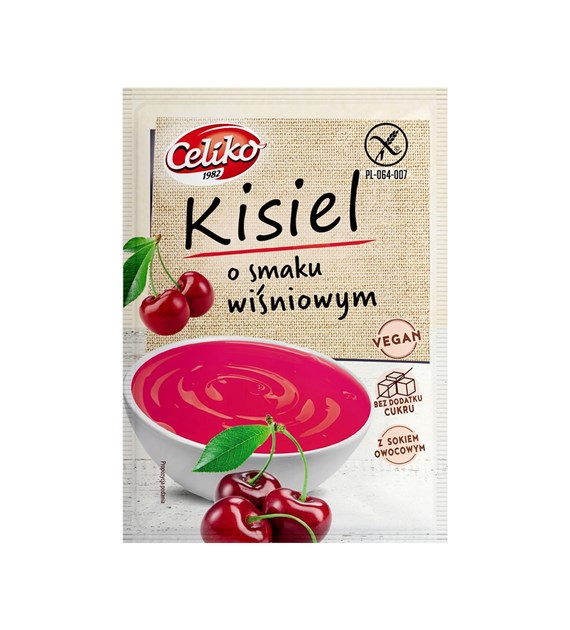 CELIKO Kisiel o smaku wiśniowym 40g