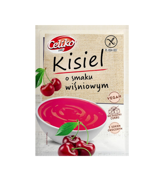 CELIKO Kisiel o smaku wiśniowym 40g