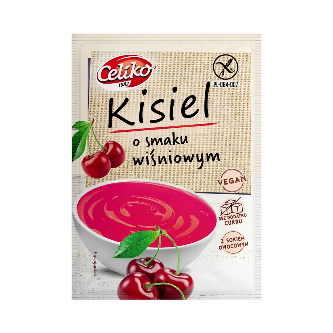 CELIKO Kisiel o smaku wiśniowym 40g