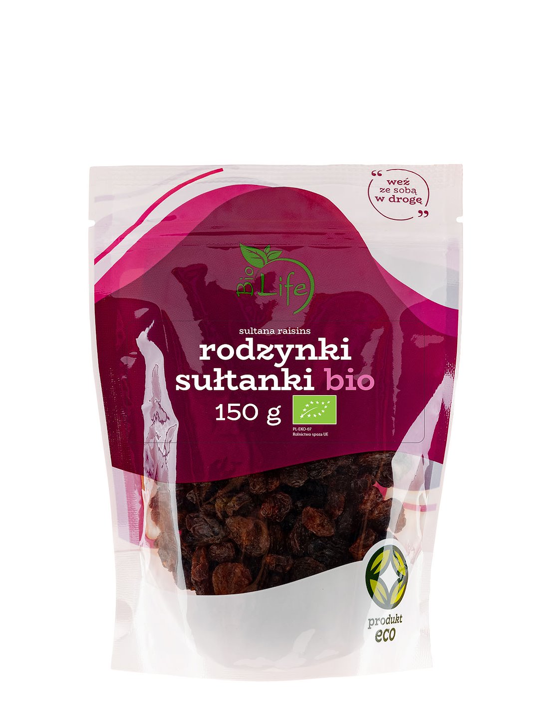 BIOLIFE Rodzynki sułtanki BIO 150g