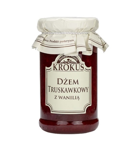KROKUS Dżem truskawkowy z wanilią 235g