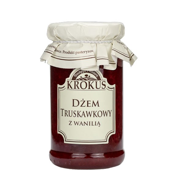 KROKUS Dżem truskawkowy z wanilią 235g
