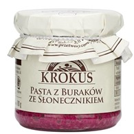 KROKUS Pasta z buraków ze słonecznikiem 180g