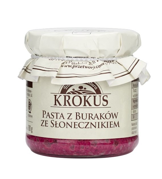 KROKUS Pasta z buraków ze słonecznikiem 180g