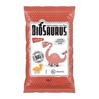 BIOSAURUS Chrupki kukur. Dinozaury o smaku ketchupowym BIO 50g