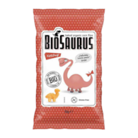 BIOSAURUS Chrupki kukur. Dinozaury o smaku ketchupowym BIO 50g