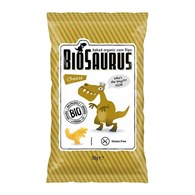 BIOSAURUS Chrupki kukur. Dinozaury o smaku serowym BIO 50g