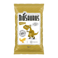 BIOSAURUS Chrupki kukur. Dinozaury o smaku serowym BIO 50g