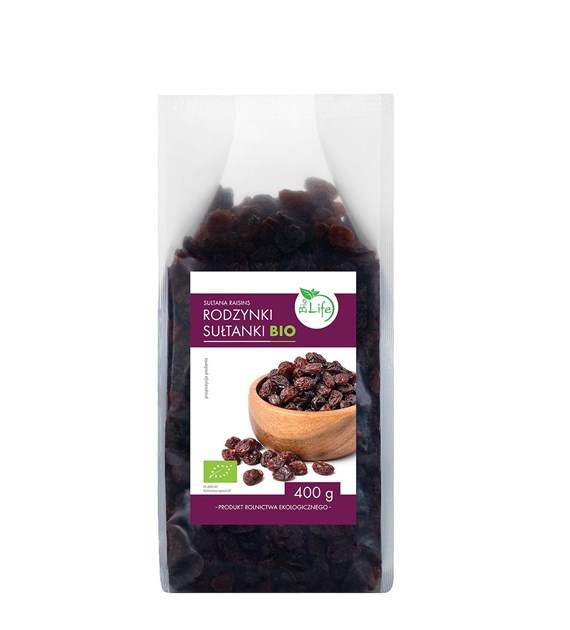 BIOLIFE Rodzynki sułtanki BIO 400g