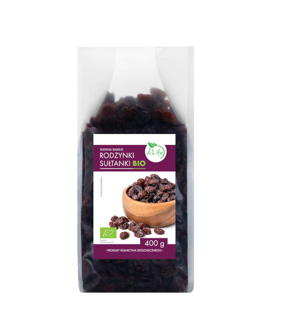 BIOLIFE Rodzynki sułtanki BIO 400g