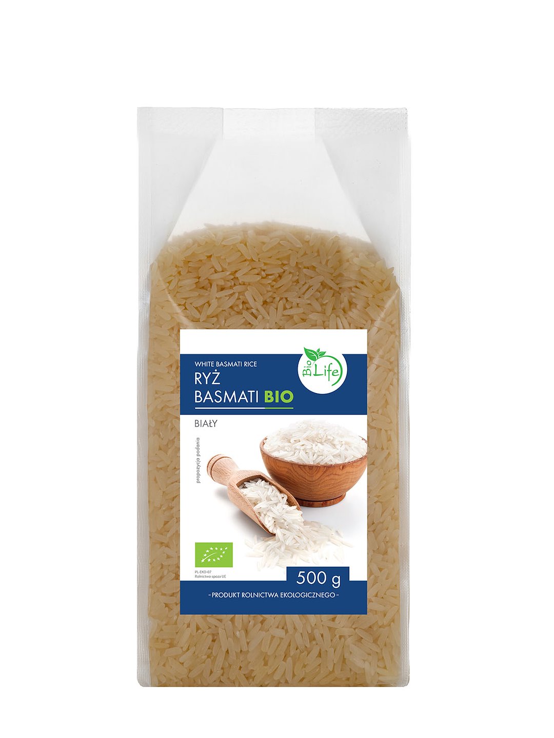 BIOLIFE Ryż basmati biały 500g BIO