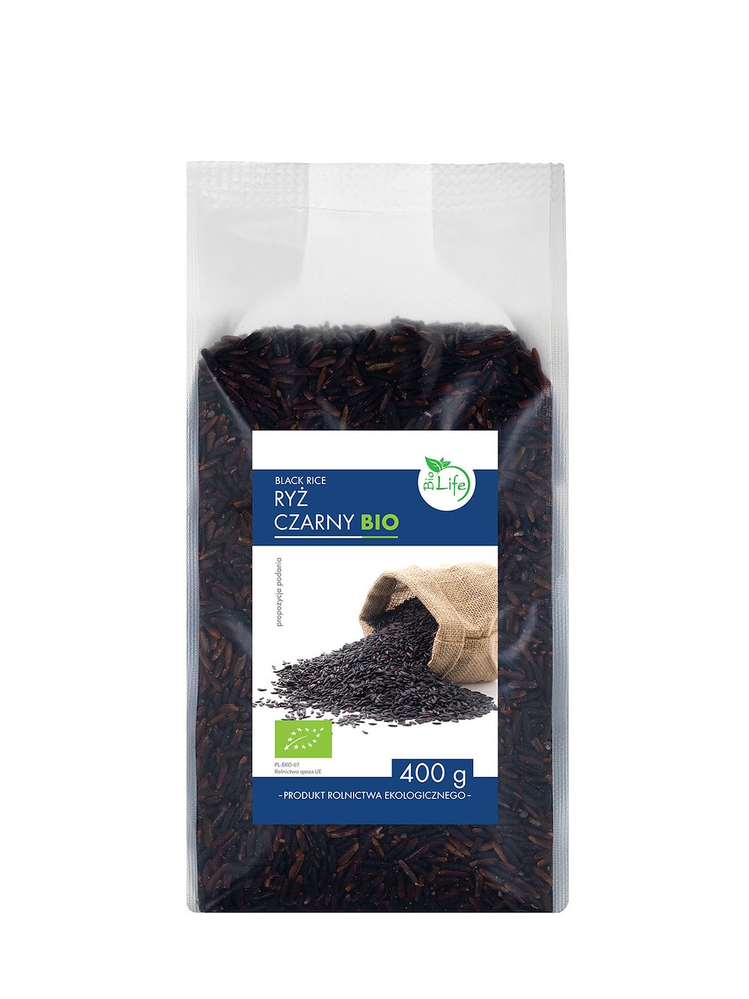BIOLIFE Ryż czarny 400g BIO
